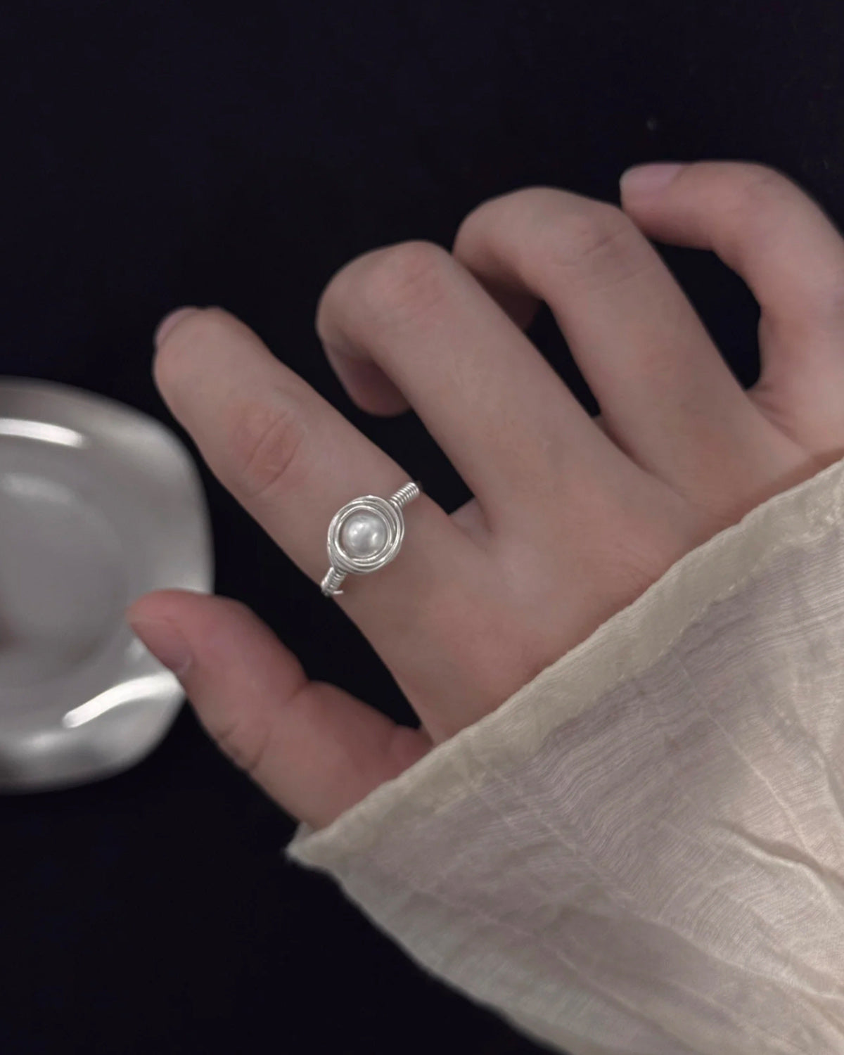 Handmade Freshwater Pearl Ring