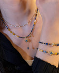 Handmade Natural Stone Jewelry Set – Necklace or Bracelet,ring star series