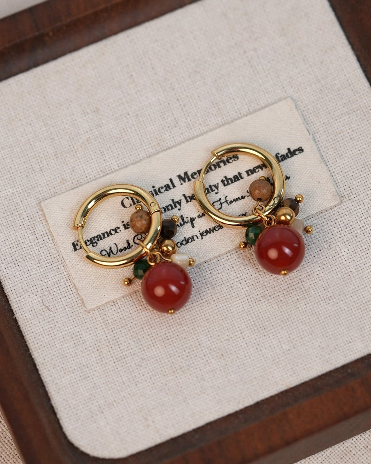 Handmade Natural Stone Jewelry Set – Necklace or Bracelet,ring sun series