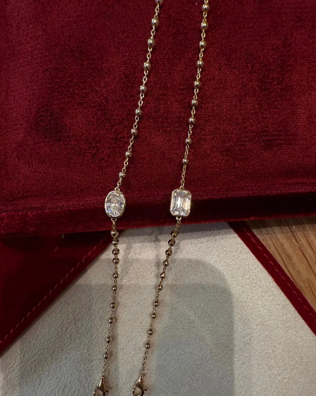18K Gold-Plated Silver Moissanite Bracelet